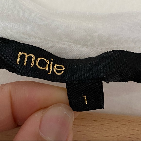 Maje Embroidered Tee - Picture 5 of 8